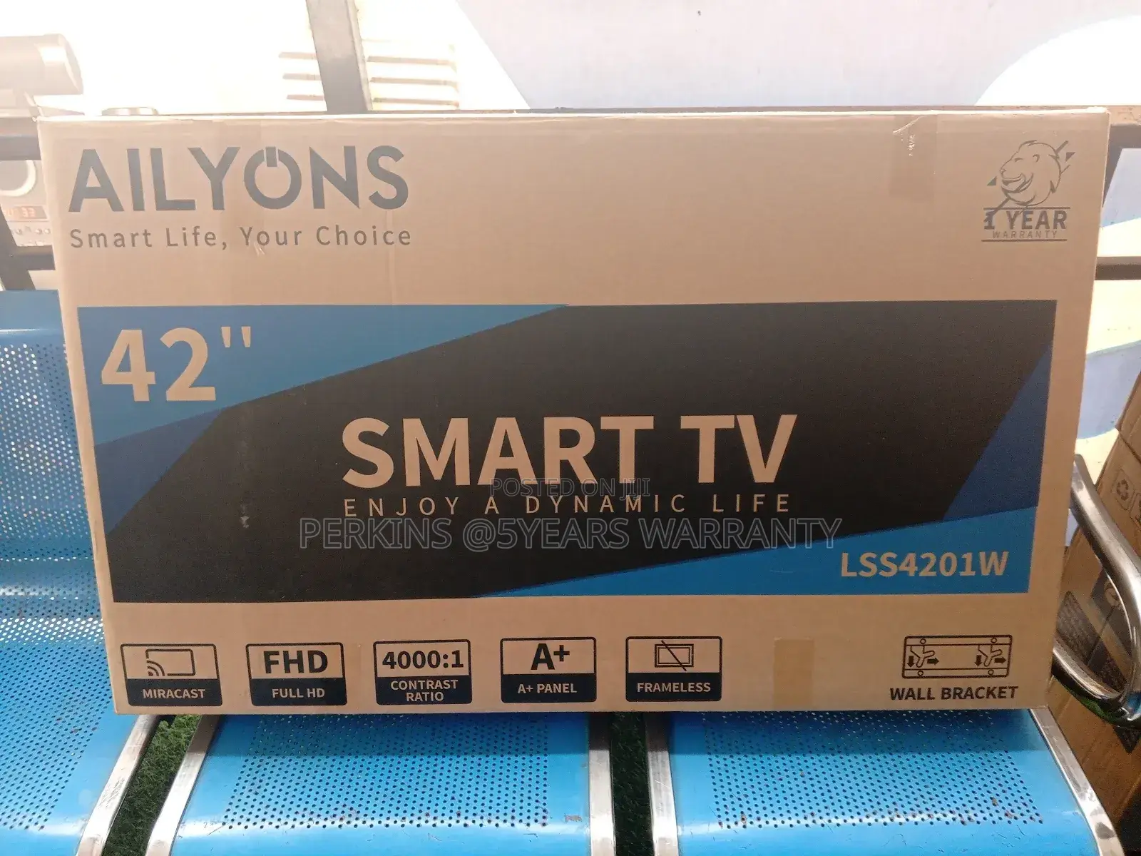 Ailyons 42inches Smart Android Tv FHD A+panel/Frameless
