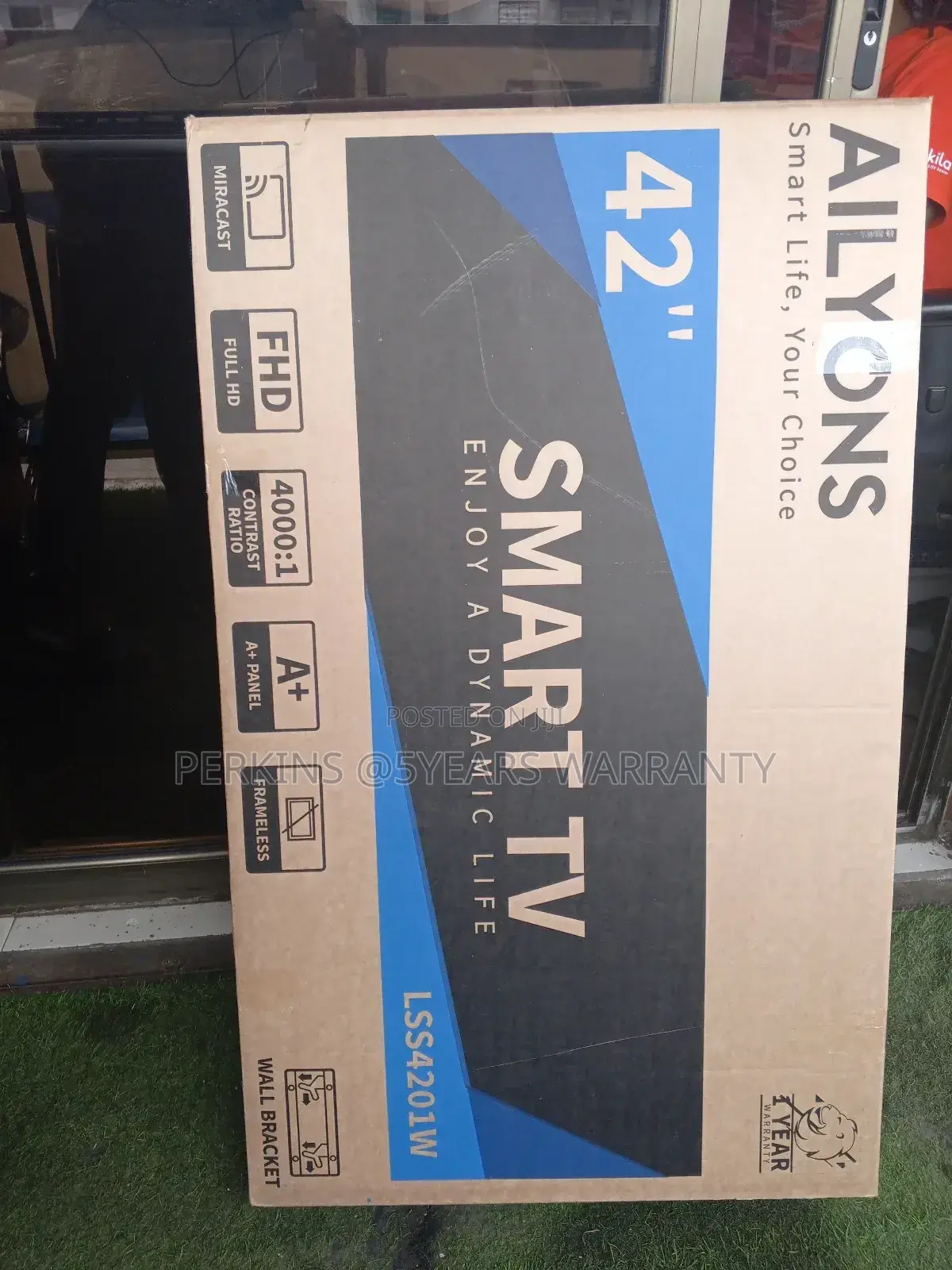 Buy Ailyons 42inches Smart Android Tv FHD+Wall Brackets