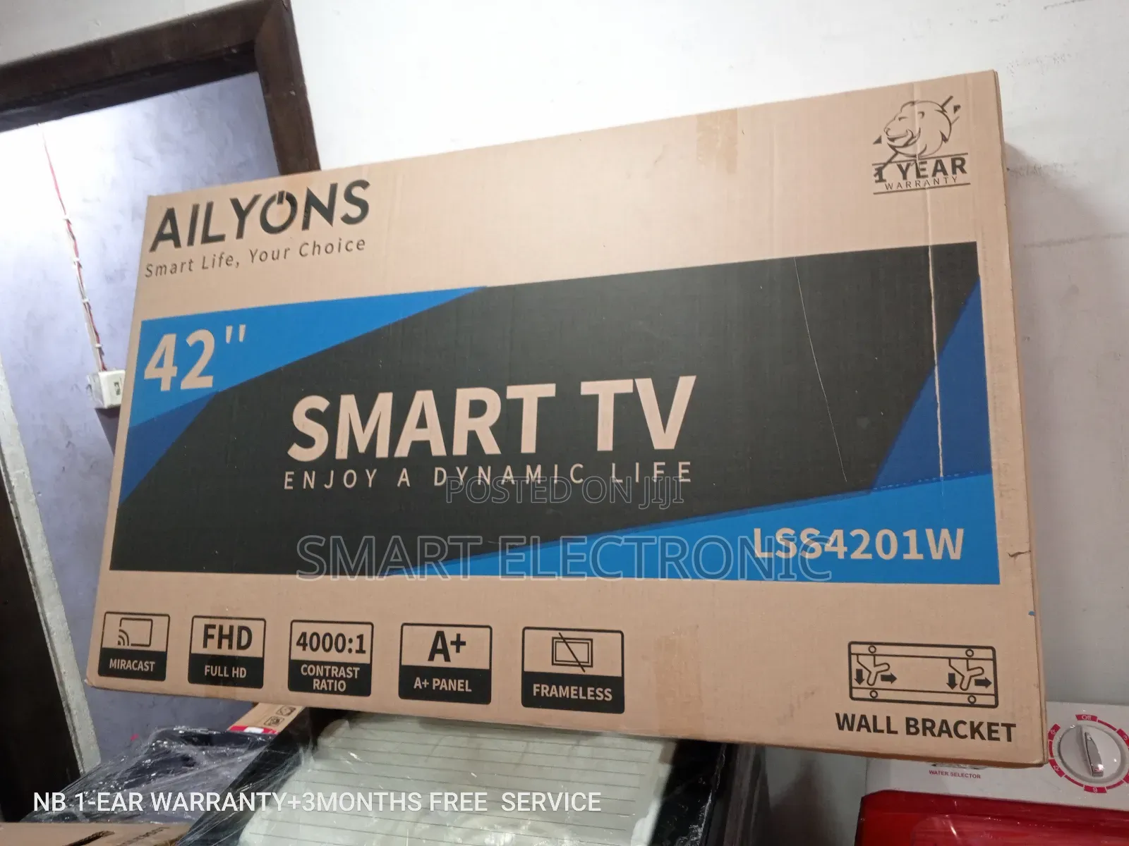 Ailyons Television Television 42 Inches Frameless Design