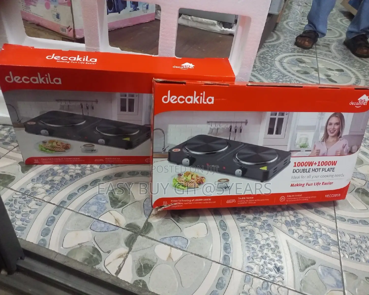 Quality Decakila Hot Plate Double.