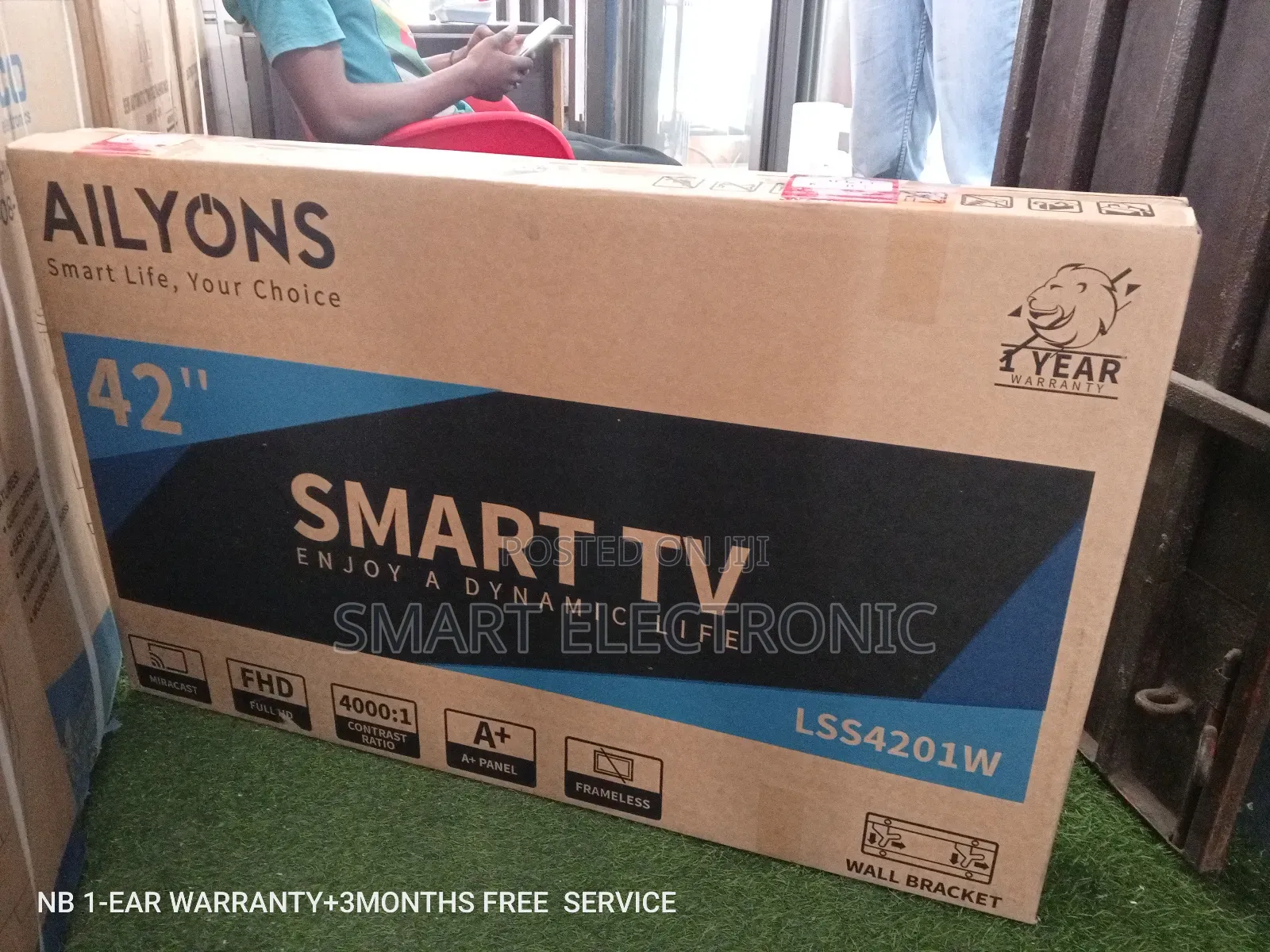 Ailyons Television Television 42inches Smart TV Original