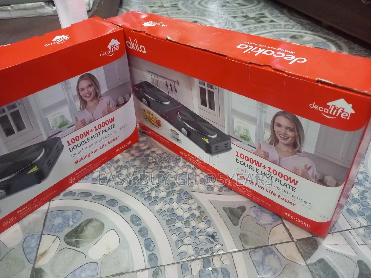 Decakila Kitchen Hot Plate Quality and Brand New Double Hot
