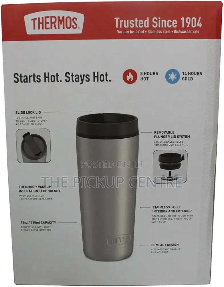 Thermos 18oz/ 530ml Travel Tumbler _ 270ghs Each