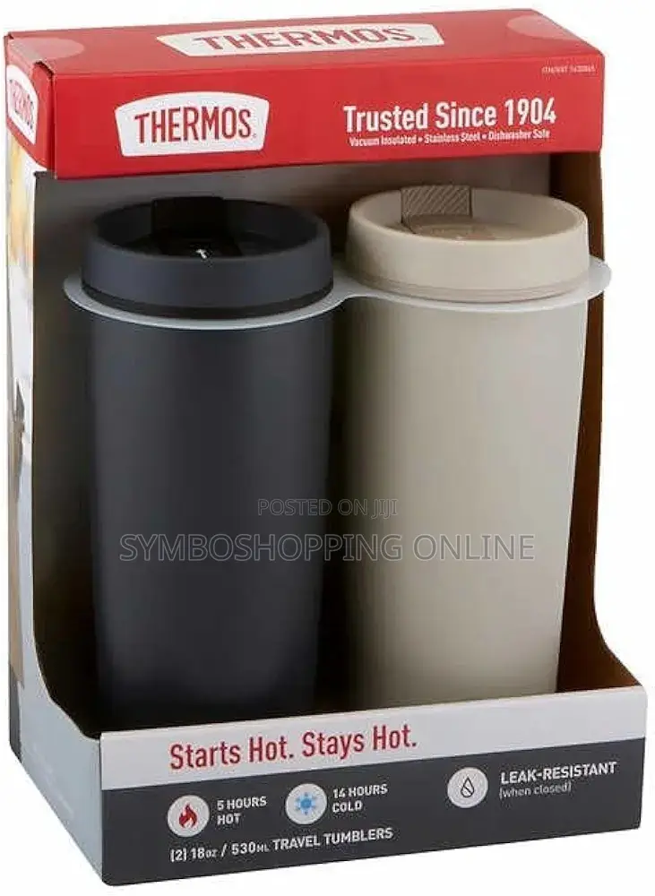 Thermos 18oz/ 530ml Travel Tumbler _ 270ghs Each