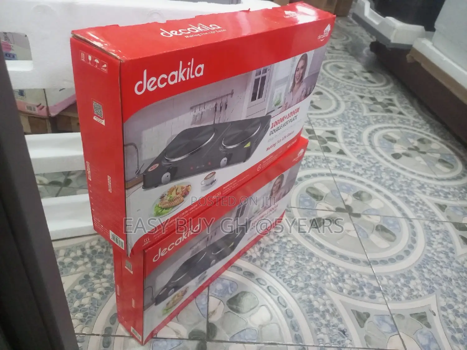 Two Quality Pictures of Decakila Double Hot Plate.