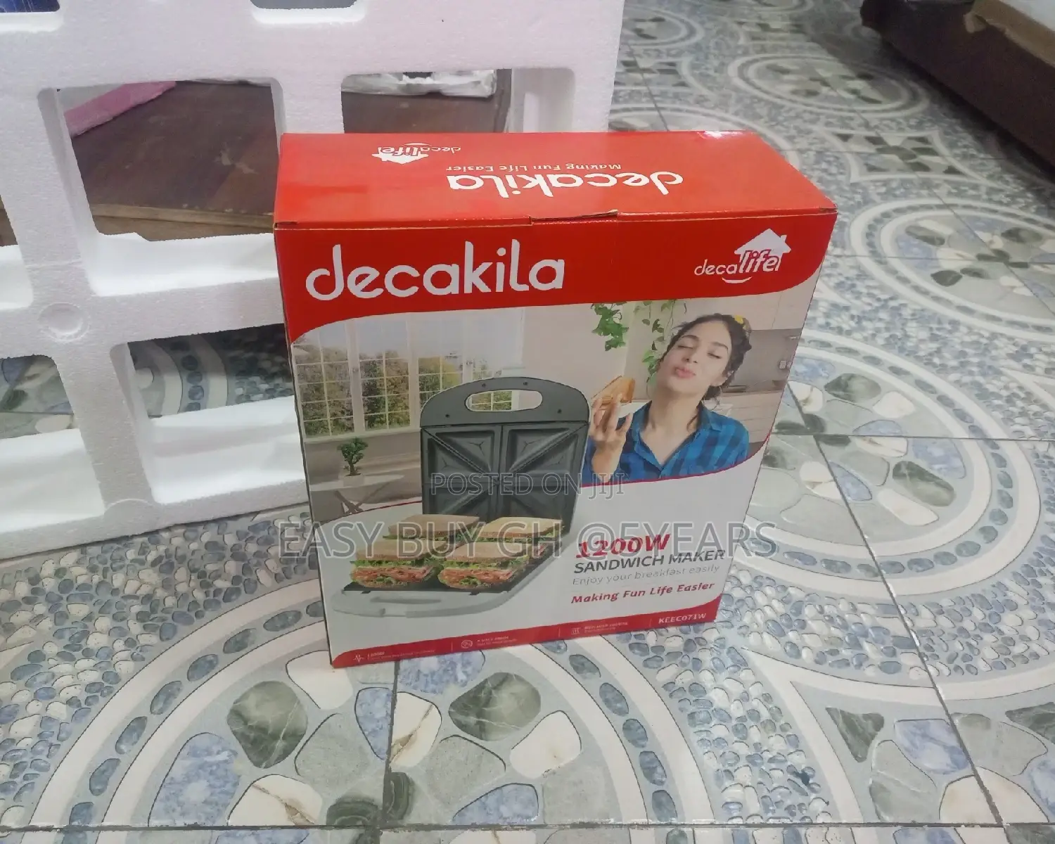 Decakila Sandwich Maker Quality and Affordable.