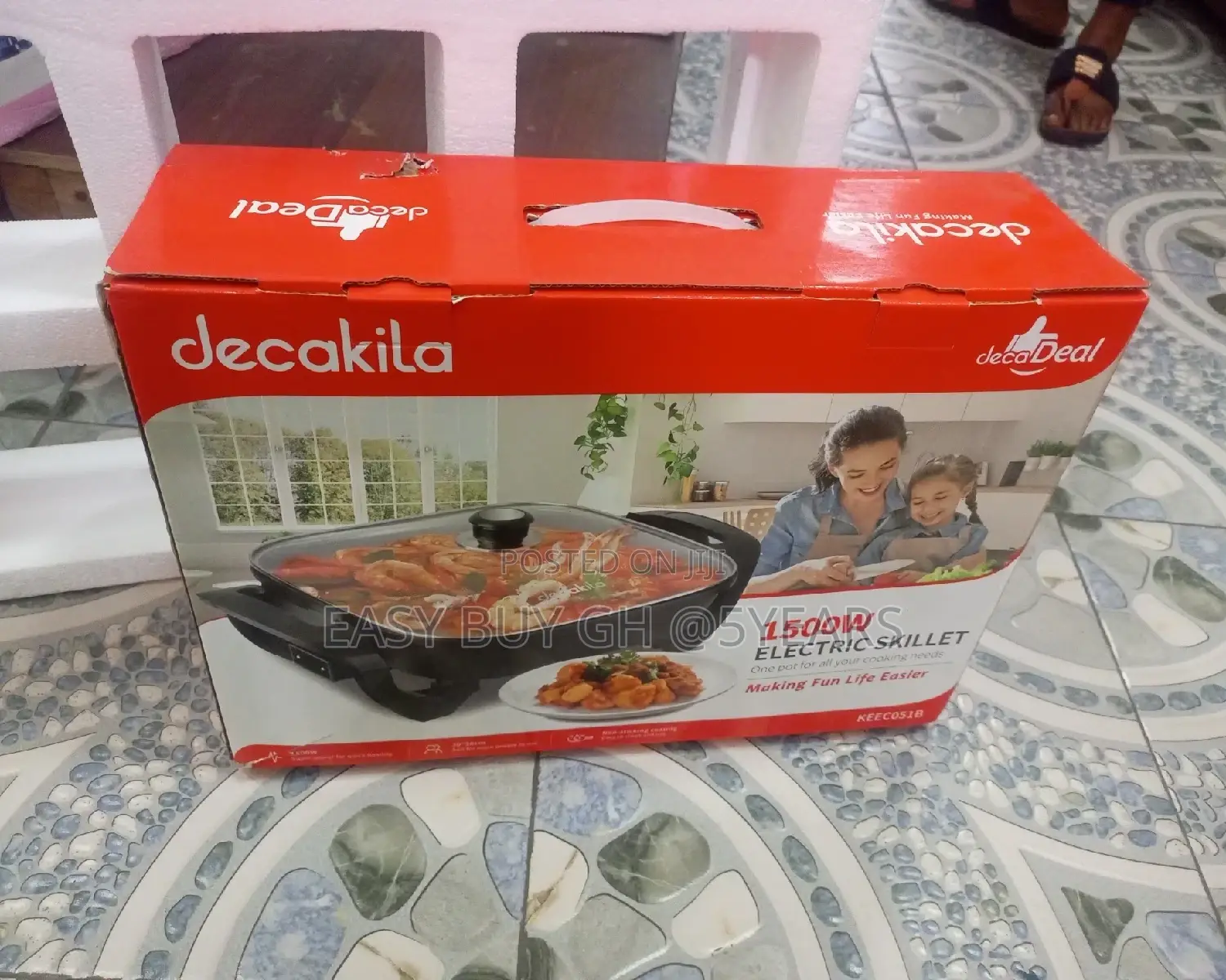 Decakila 1500w Electric Skillet One Pot for All Your Cooking