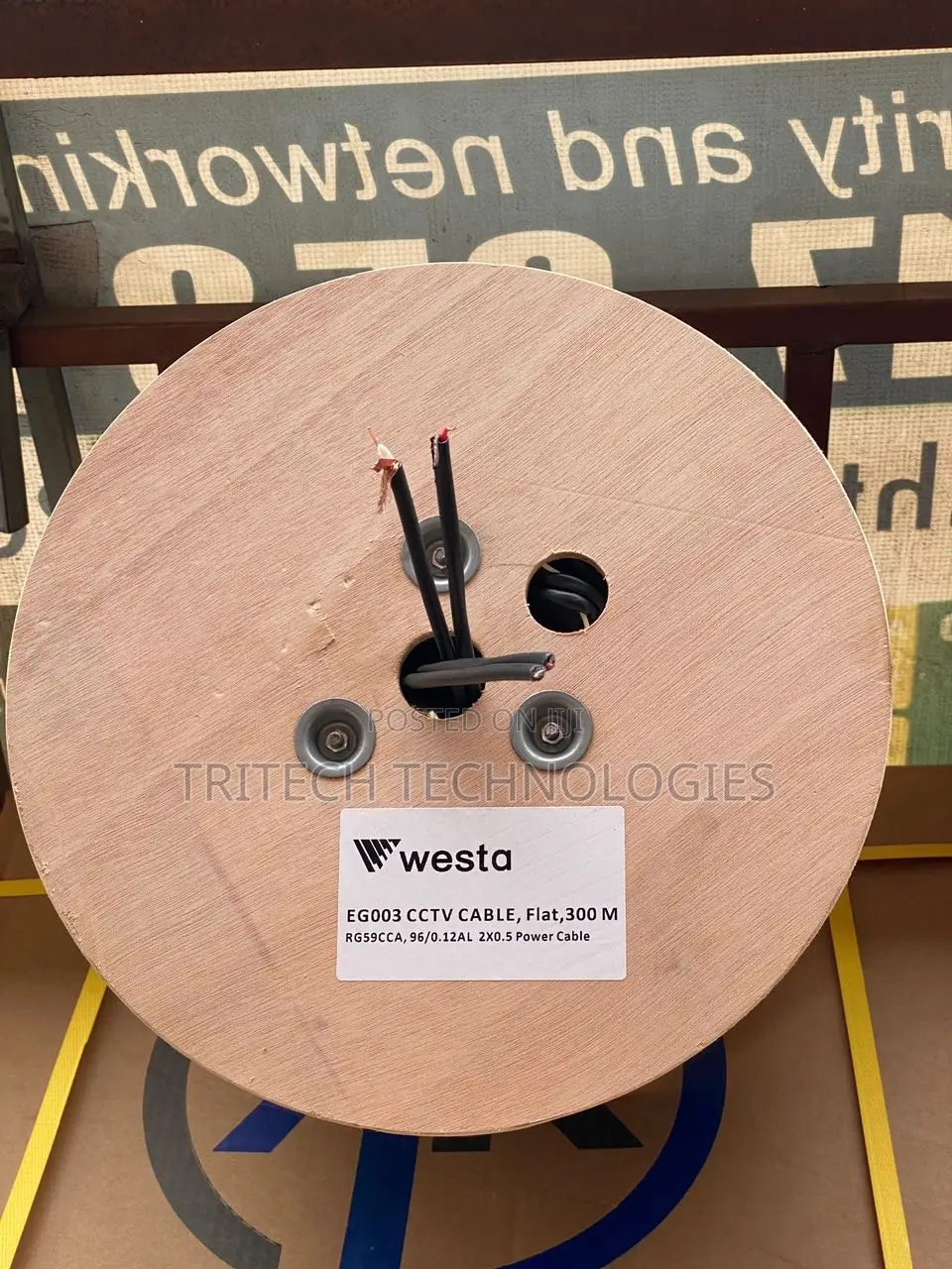 Westa Rg59 Cable With Power 305m or Coaxial Cable + Power