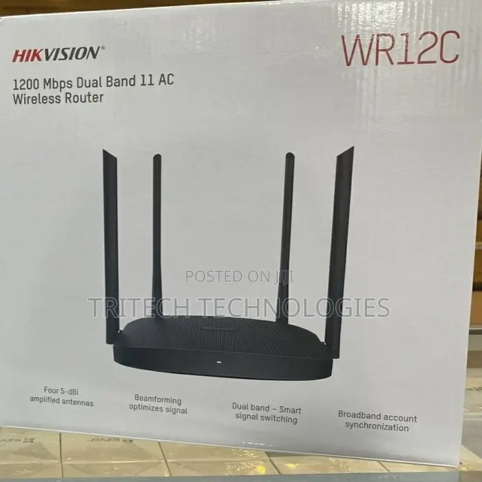 Hikvision 4G Wireless Router AC1200 Four 5-Dbi WIFI INTERNET