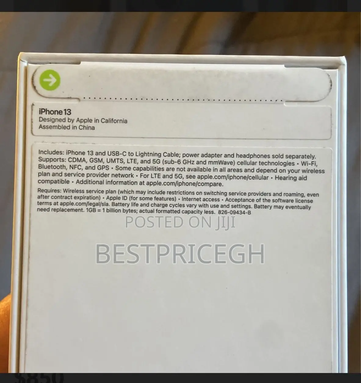 New Apple iPhone 13 256 GB Black