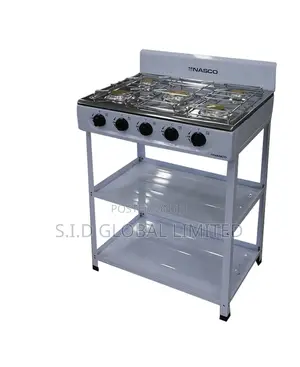 Authentic Nasco 5 Burner Gas Stove Nasgs-K5bw-S