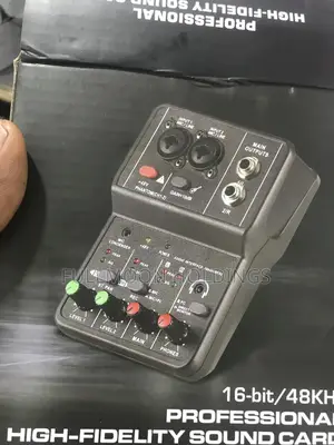 3 Channels Music Audio Mixer With Inbuilt Sound Card