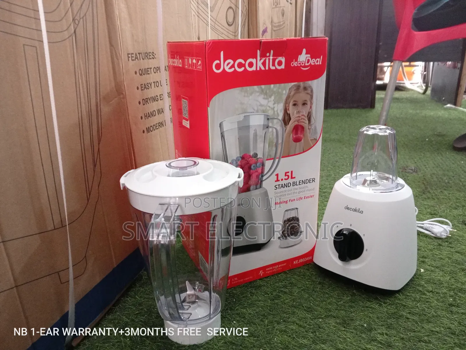 Super Quality Decakila Stand Blender Stand Blender 1.5L