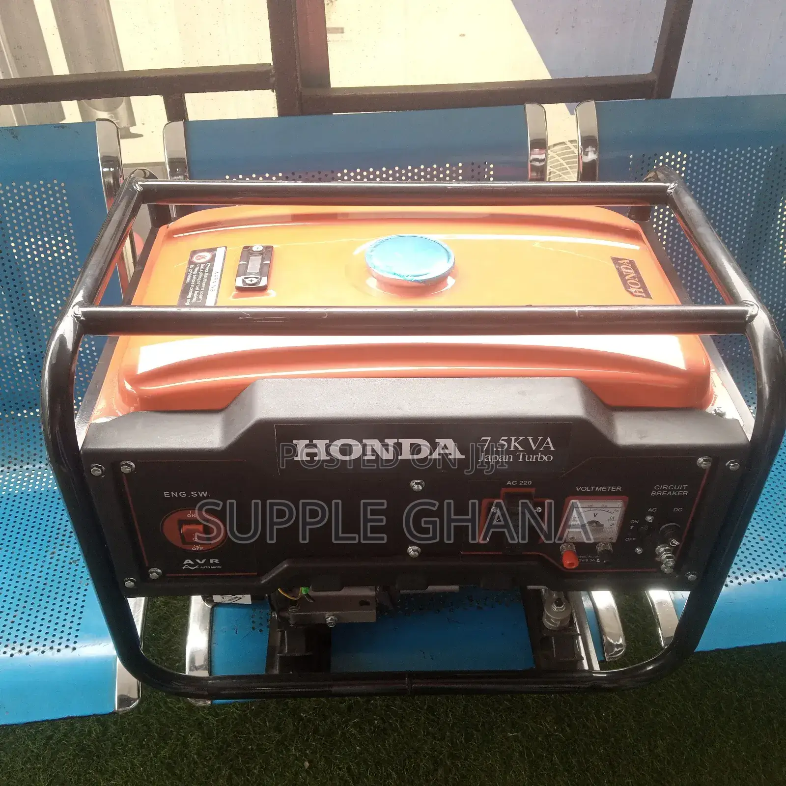 Orange 7.5kva Honda 8500watt Generator Normal Start Petrol