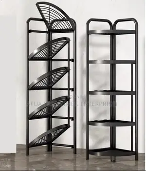 Pure Metallic Corner Shelf