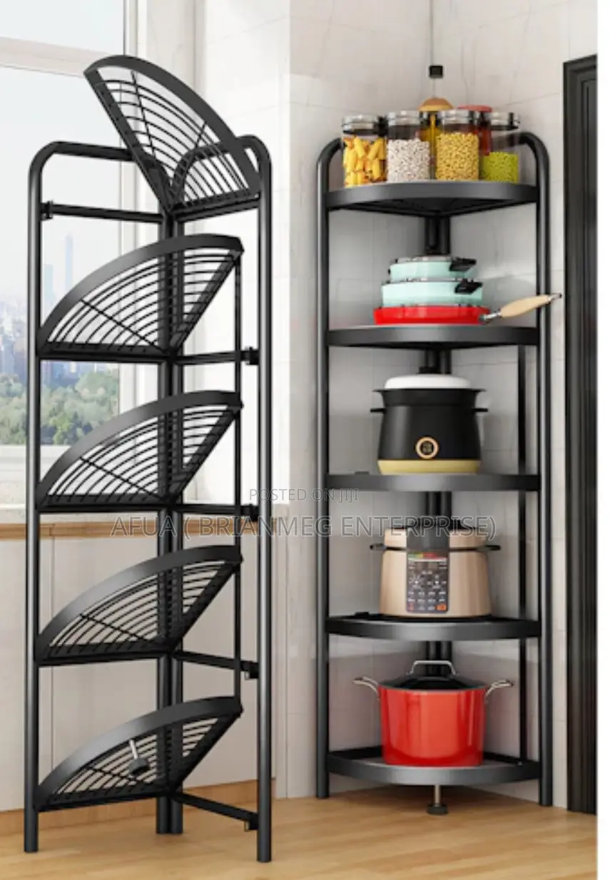 Pure Metallic Corner Shelf
