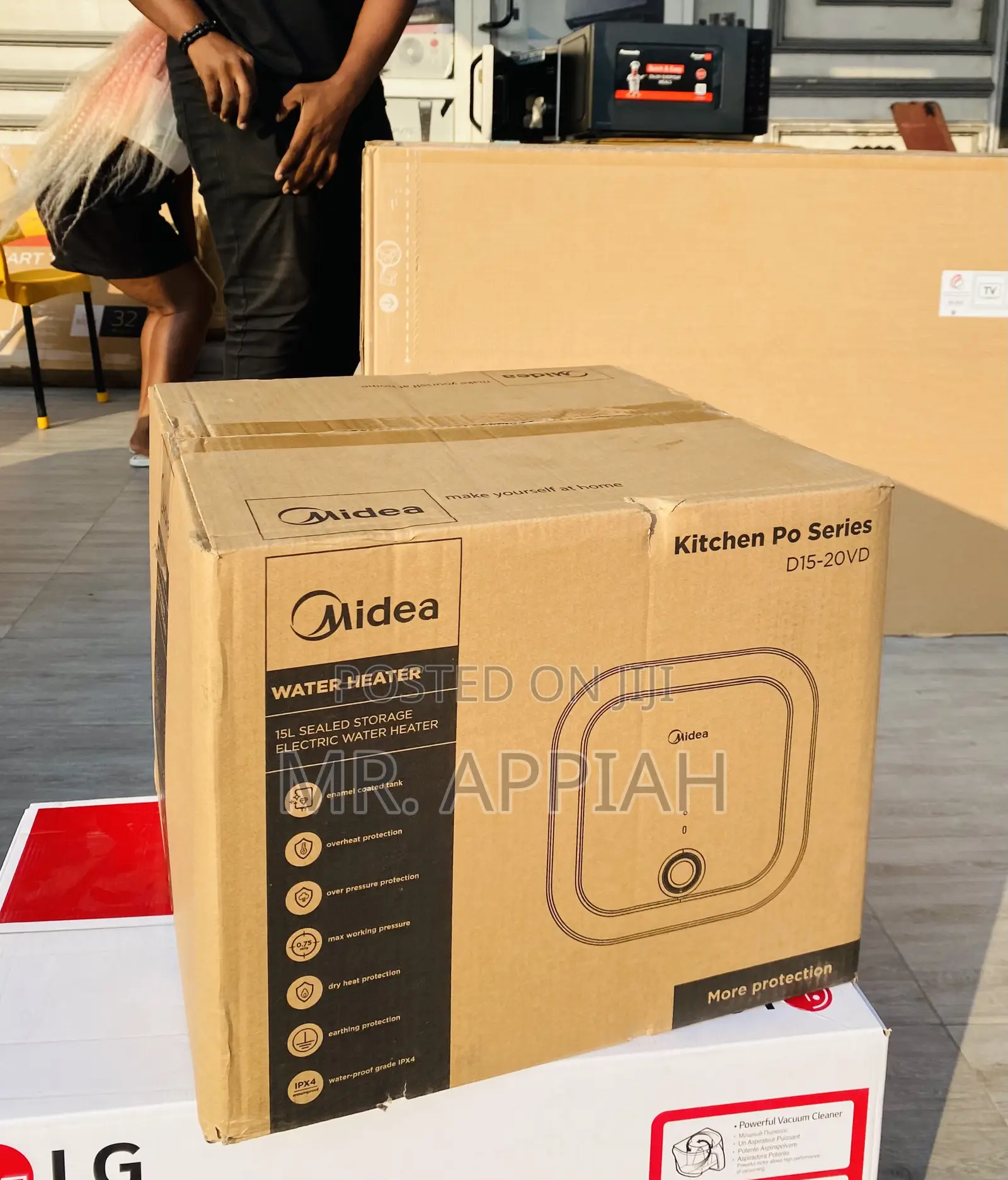 Sleek Midea 15L Electric Water Heater(2000W)