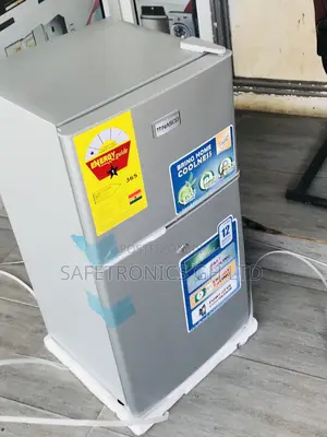 Affordable Gray Doubledoor Nasf2-120 Topfreezer Fridge