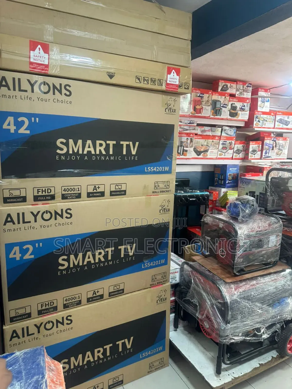 Ailyons Television 42inches Smart Tv Miracast Android Led Tv