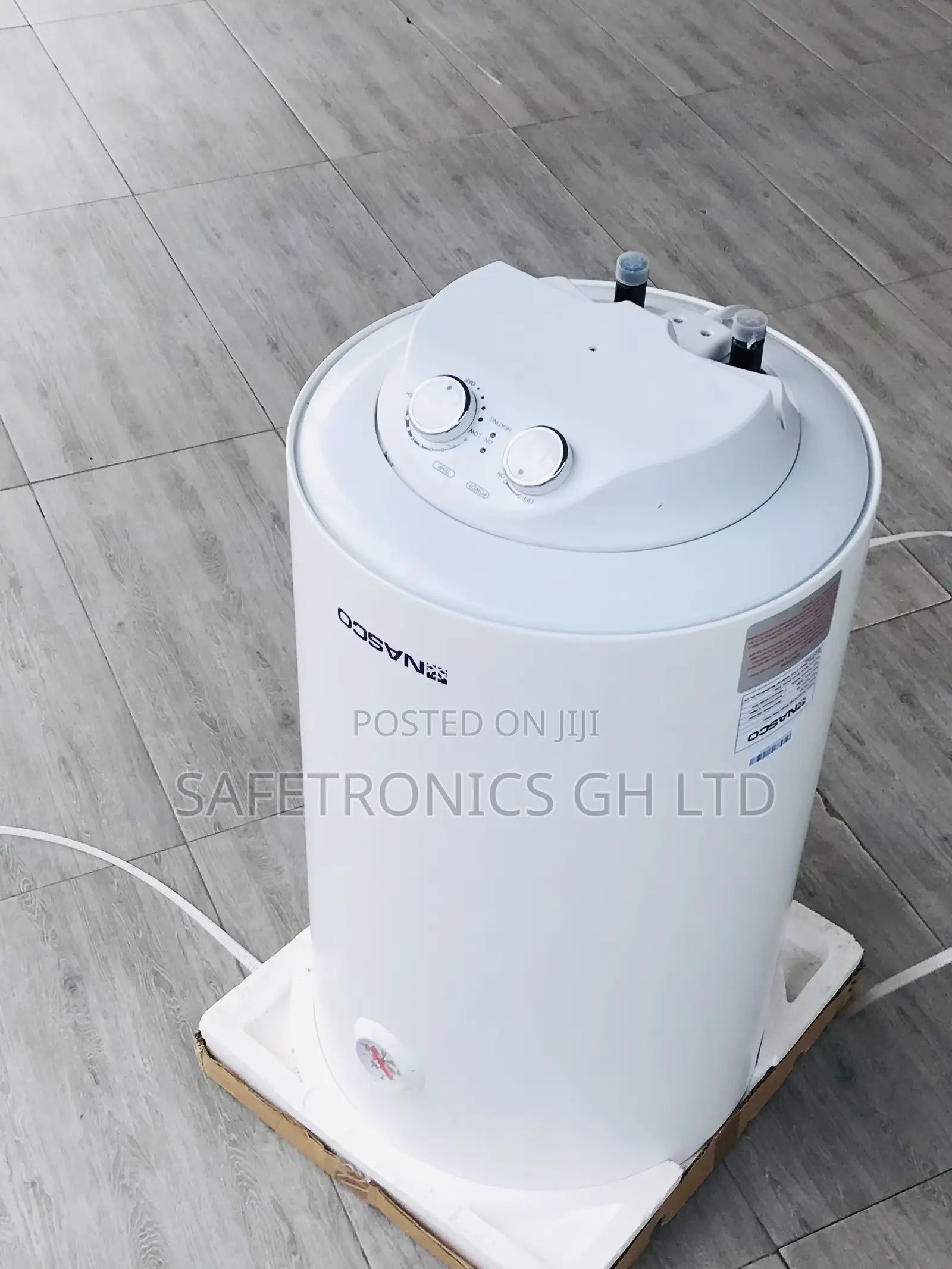 White Elegant Nasco 50 Liters Water Heater