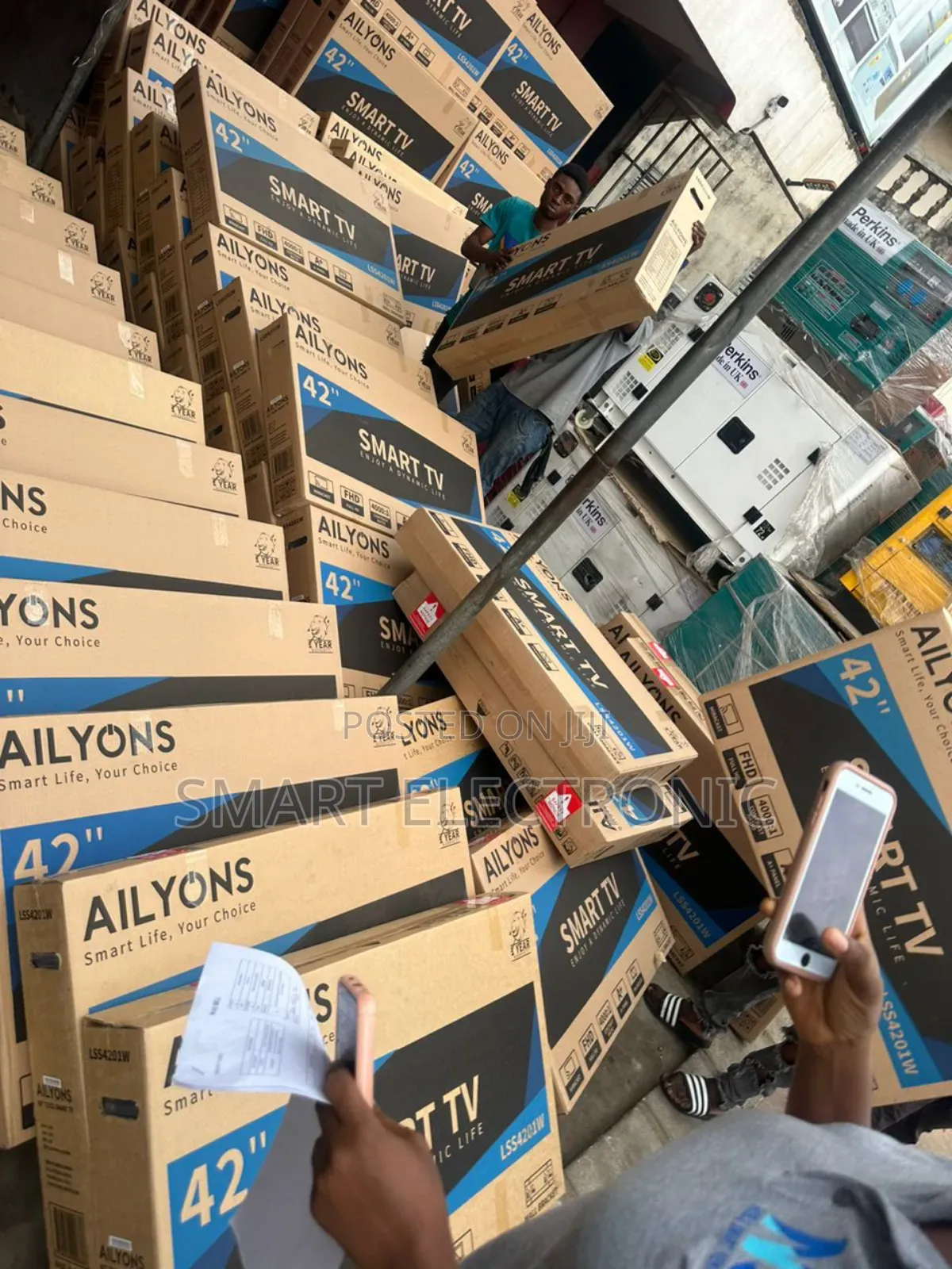Ailyons Television Television 42inches Smart Miracast TV FHD