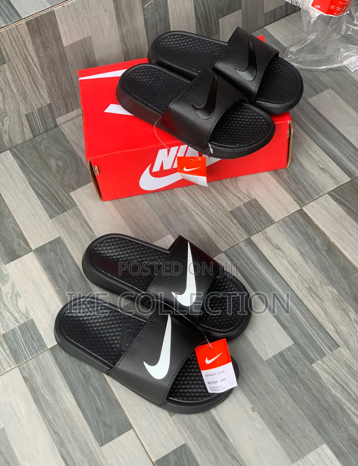 Solid Nike Benassi Slides Available Now