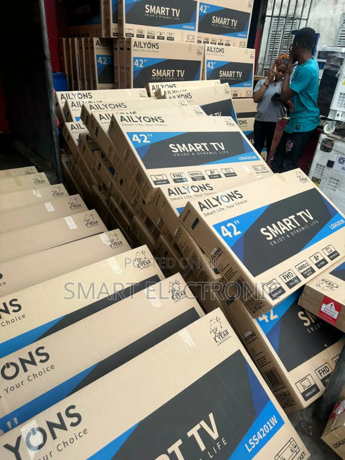 Ailyons Television Television 42inches Smart Tv Brand New