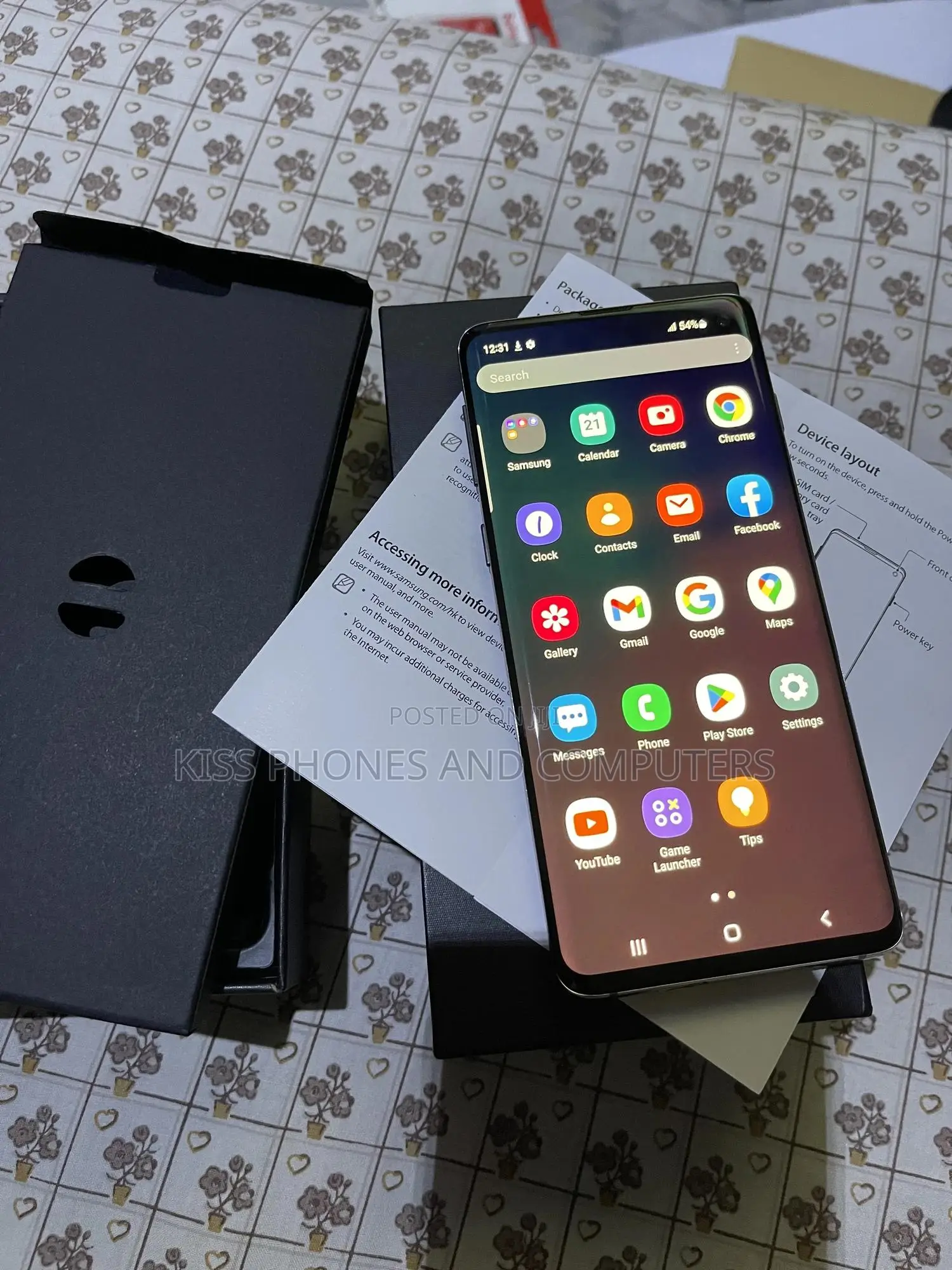 New Samsung Galaxy S10 128 GB Black