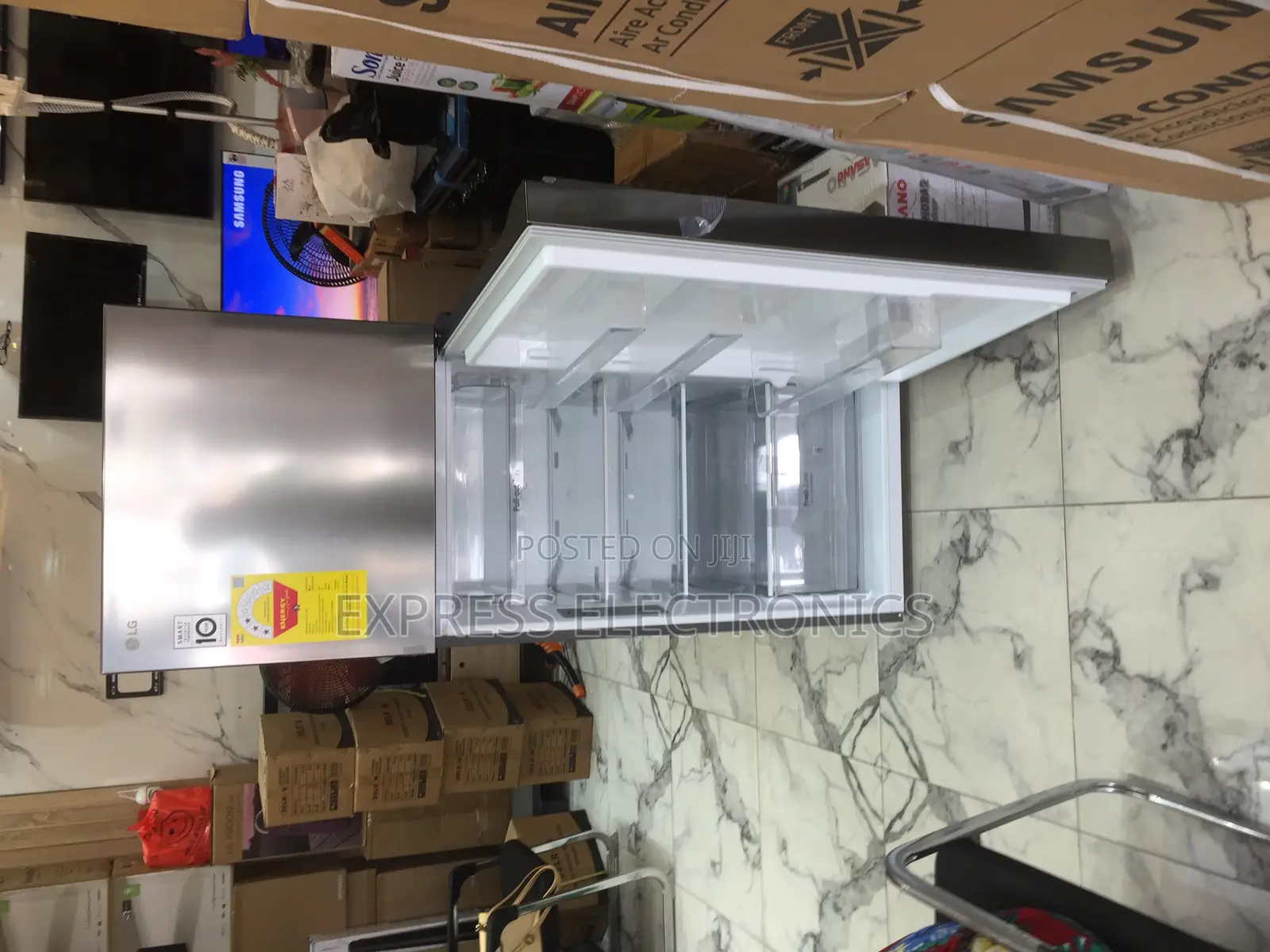 Brand New Grey Color Double Door Fridge GN-B312PLGB