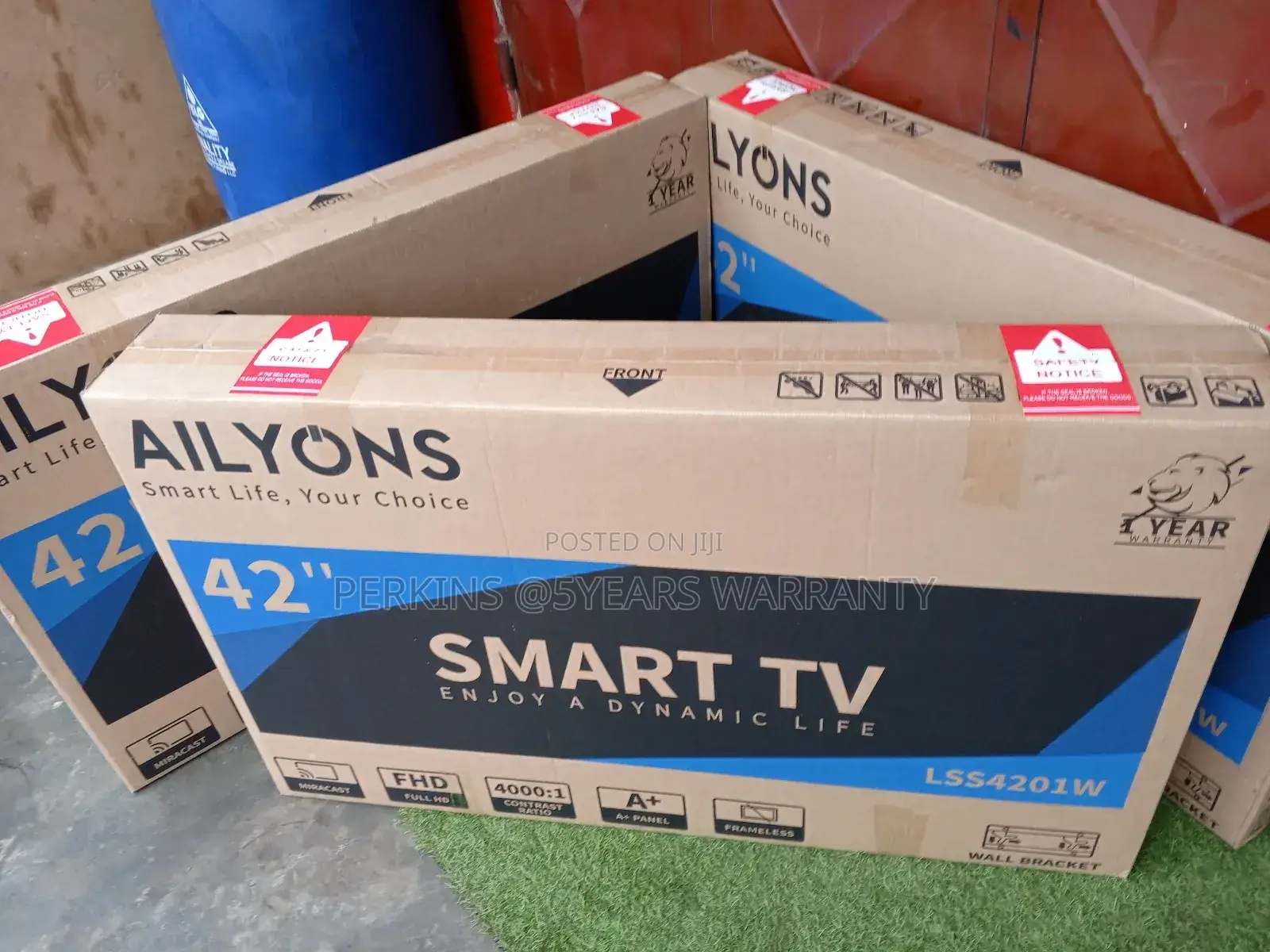 Ailyons 42inches Smart Android Tv FHD+Wall Bracket+Free