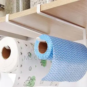 Simple Door Cabinet Hanging Paper Towel Rack Cabinet Storage
