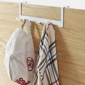 Wall-Mounted 5 Row Door Hook Durable Clothes Coat Hat Hanger