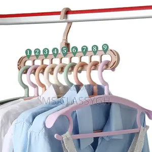 Magic Multi-Port Support Hangers for Clothes Drying Rack Mul