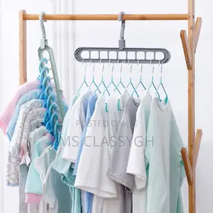 Magic Multi-Port Support Hangers for Clothes Drying Rack Mul