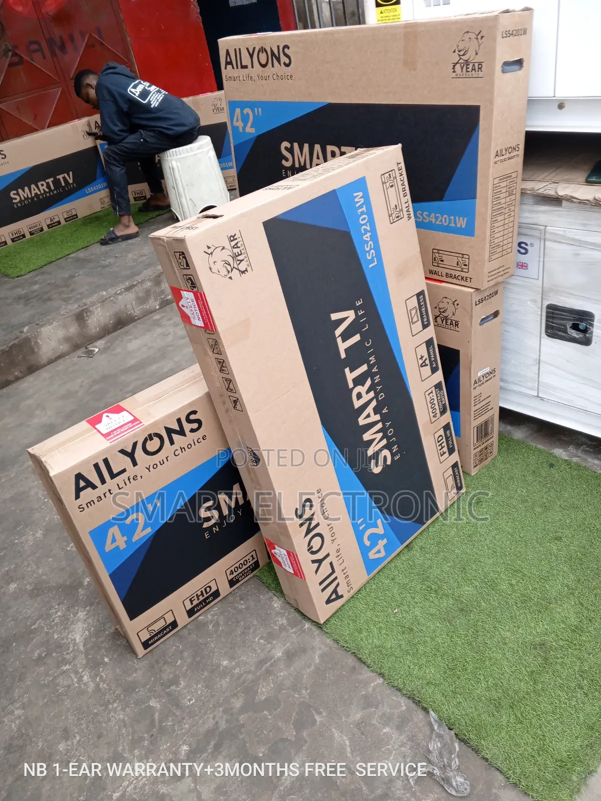 Original Television Television 42inches Smart Ailyons Good