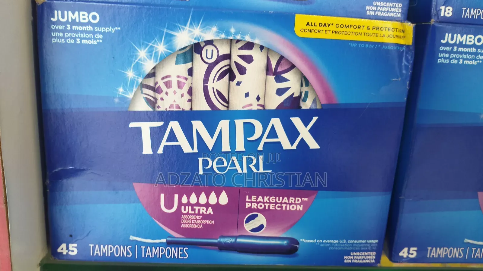 Tampax Pearl, Radiant, Regular Etc.