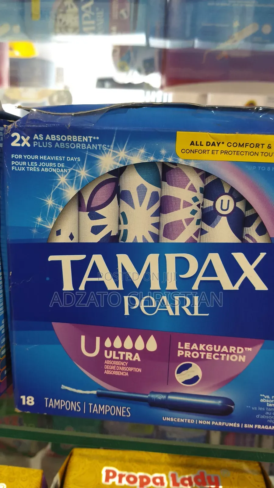 Tampax Pearl, Radiant, Regular Etc.