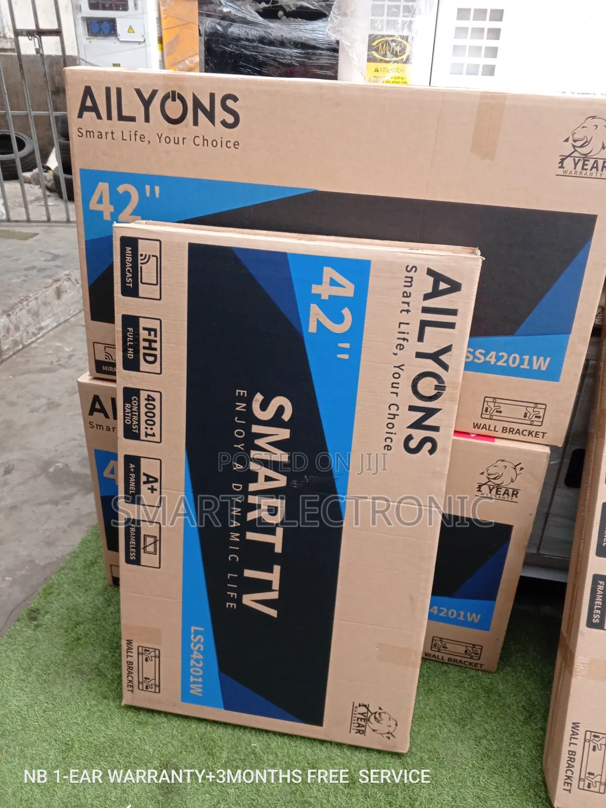 Ailyons Television 42inches TVS One Year Warranty Dynamic
