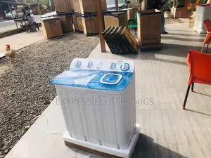 Transparent Lid Sleek 8kg Top Load Washing Machine Nasco