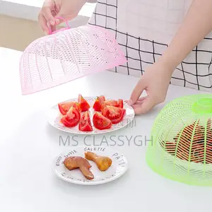 Plastics Table Food Cover Circular Anti Fly Mosquito Kitchen