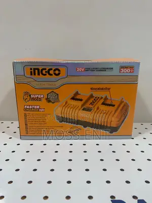Ingco Fast Charger 20v -4a for 2 Batteries - C20 - Fcli2034