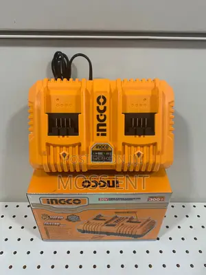 Ingco Fast Charger 20v -4a for 2 Batteries - C20 - Fcli2034