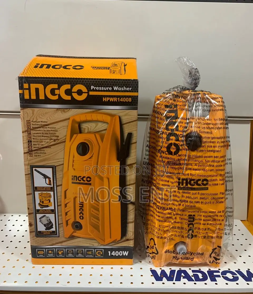 Ingco High Pressure Washer 1400w - Hpwr14008