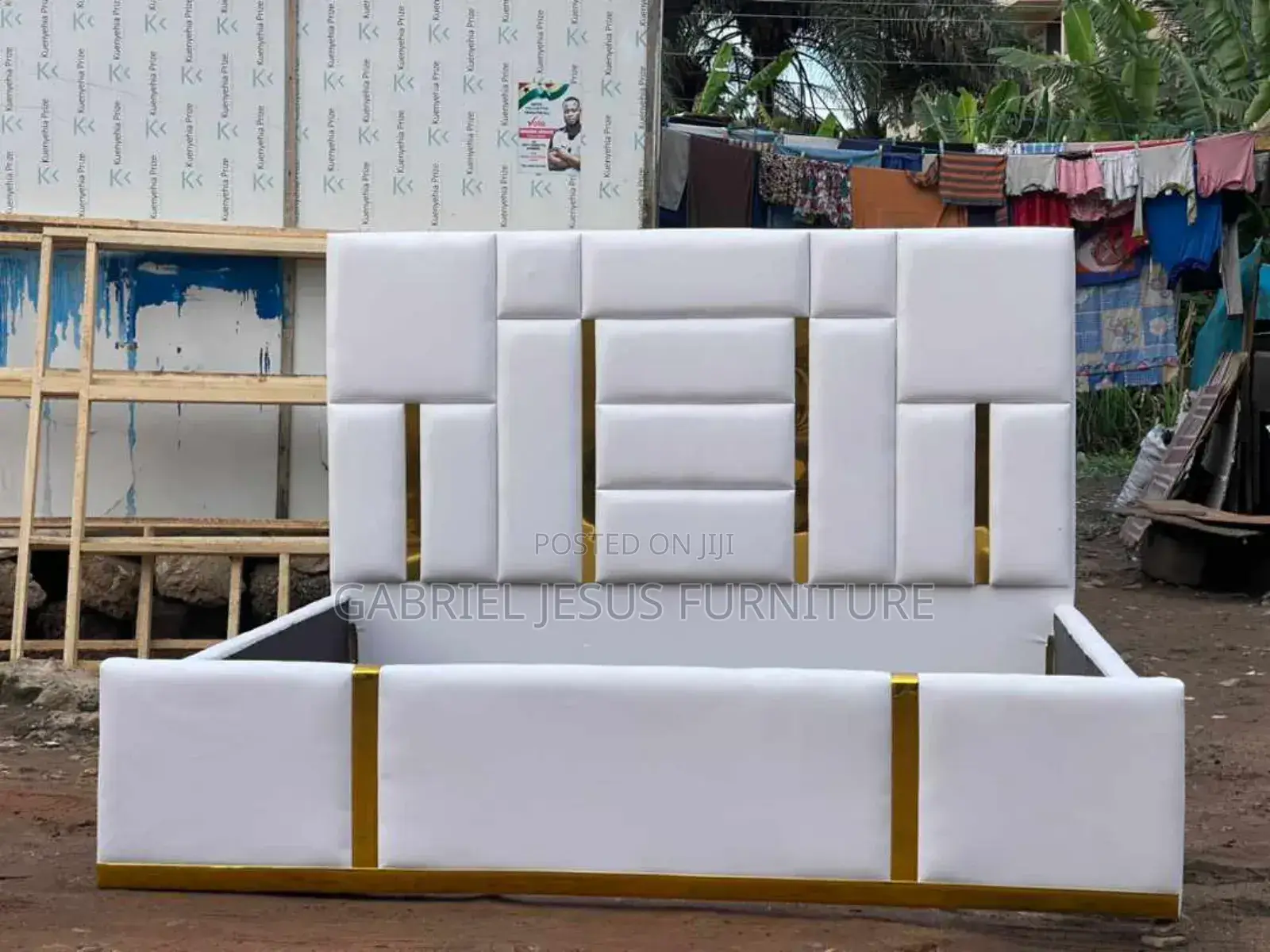 King Size Bed Frame With Side Drawers