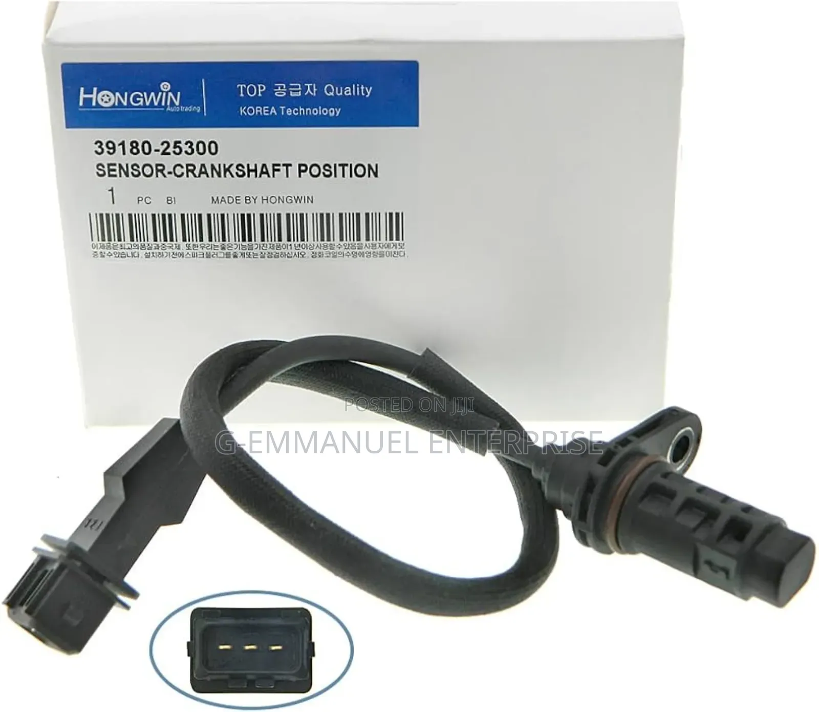 Hyundai Sonata 2012-15 Crankshaft Position Sensor. 3pins.