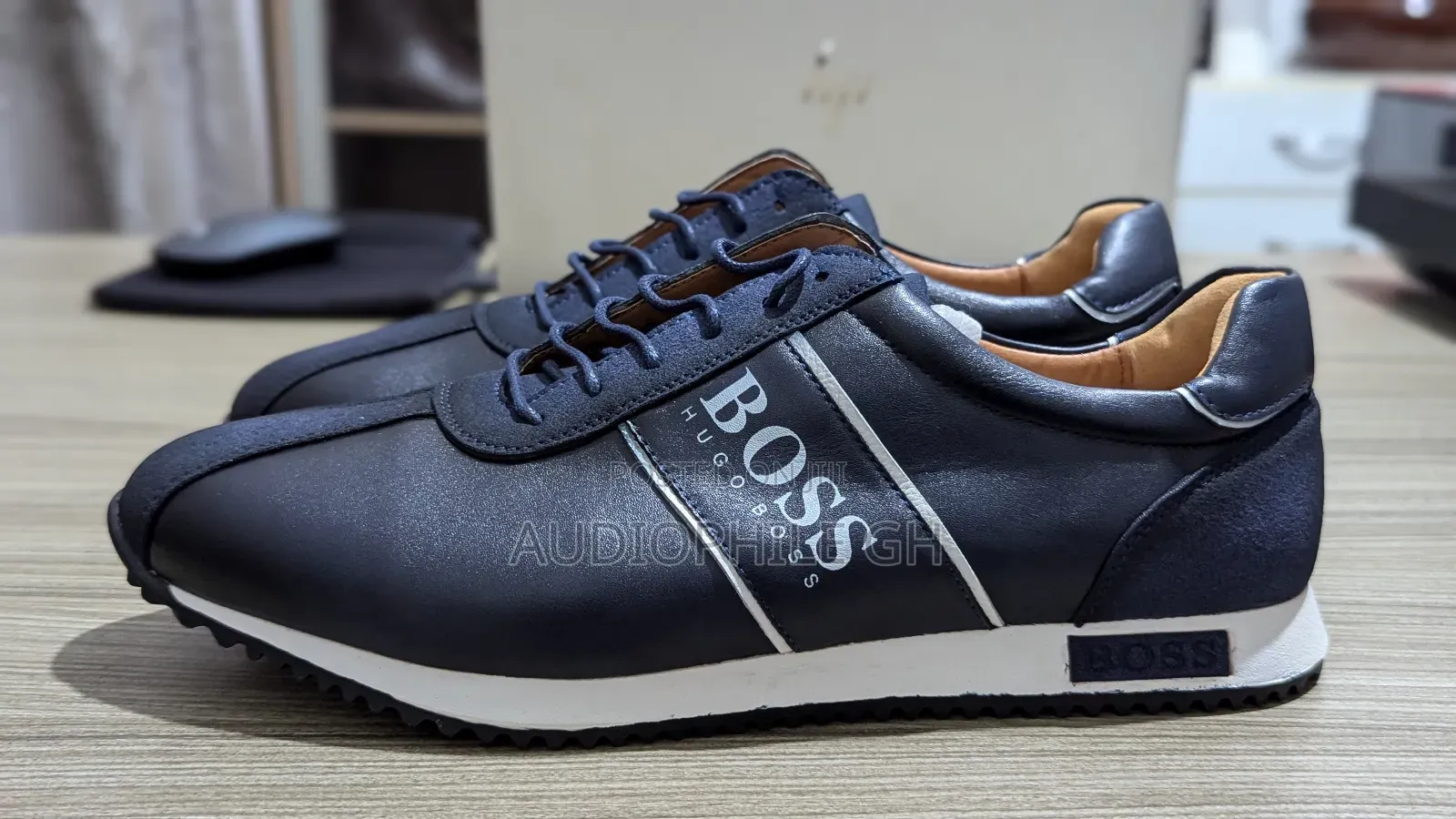 Premium Leather Men's Sneakers