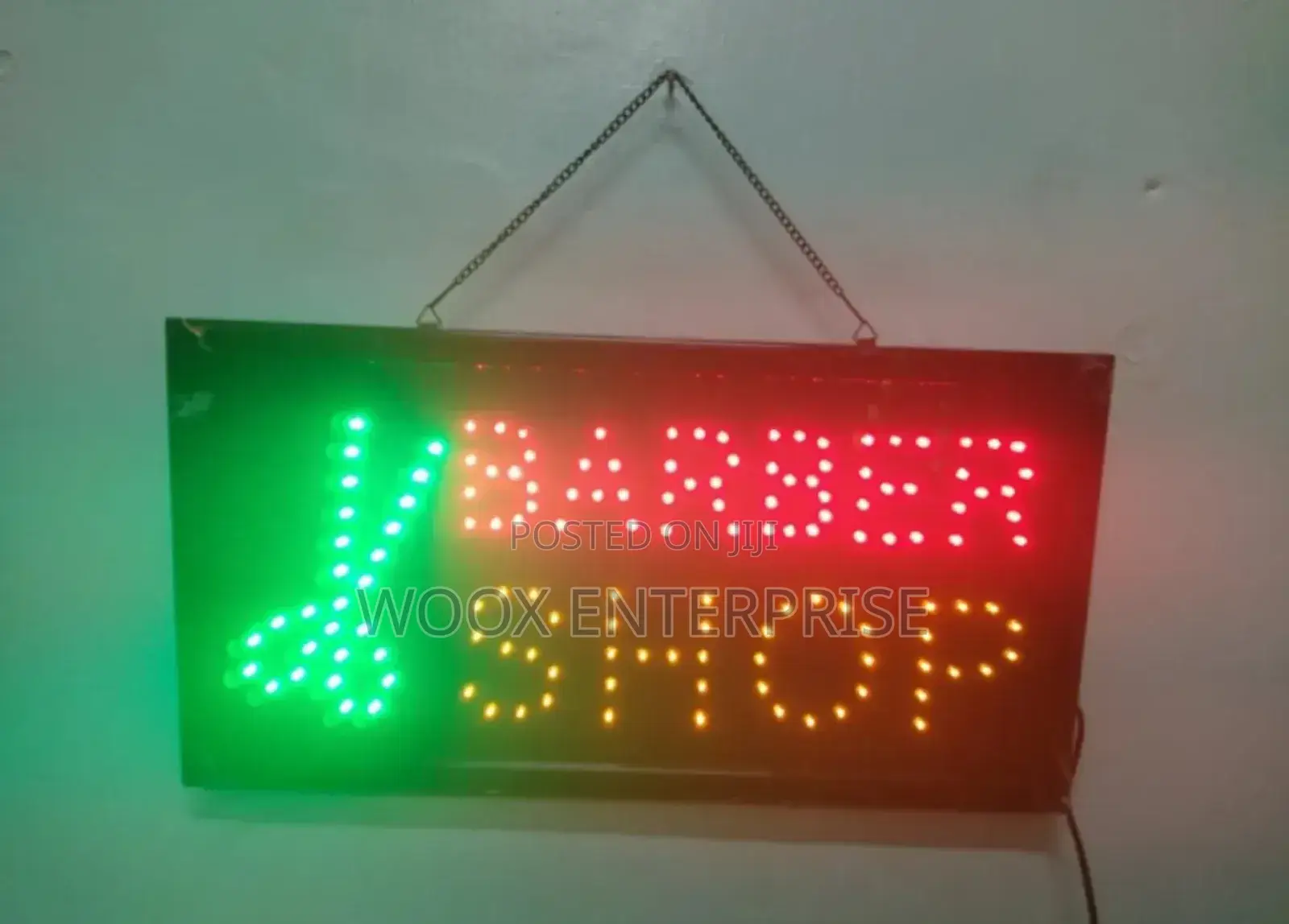 Barber Shop Led Sign