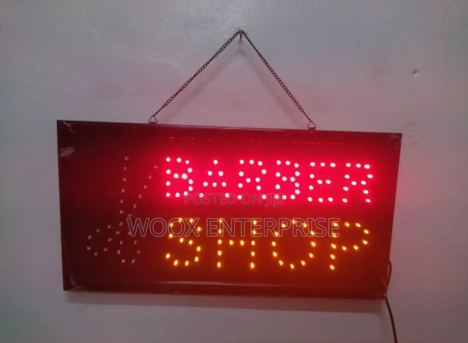 Barber Shop Led Sign