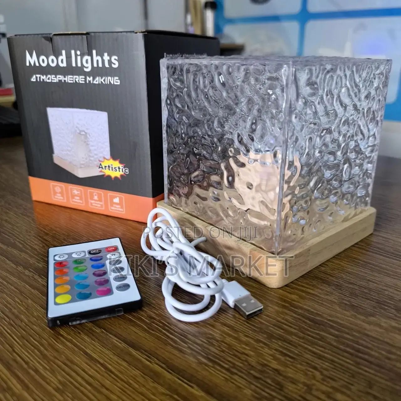 Acrylic Crystal Mood Light With Remote