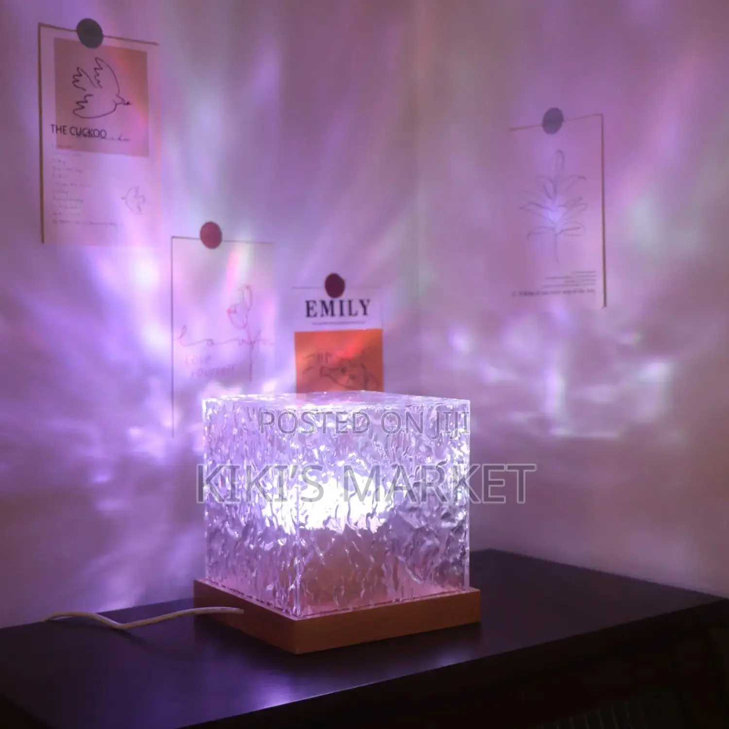 Acrylic Crystal Mood Light With Remote